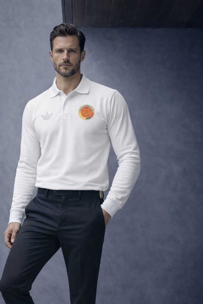 Polo Manga Larga Tricolor
