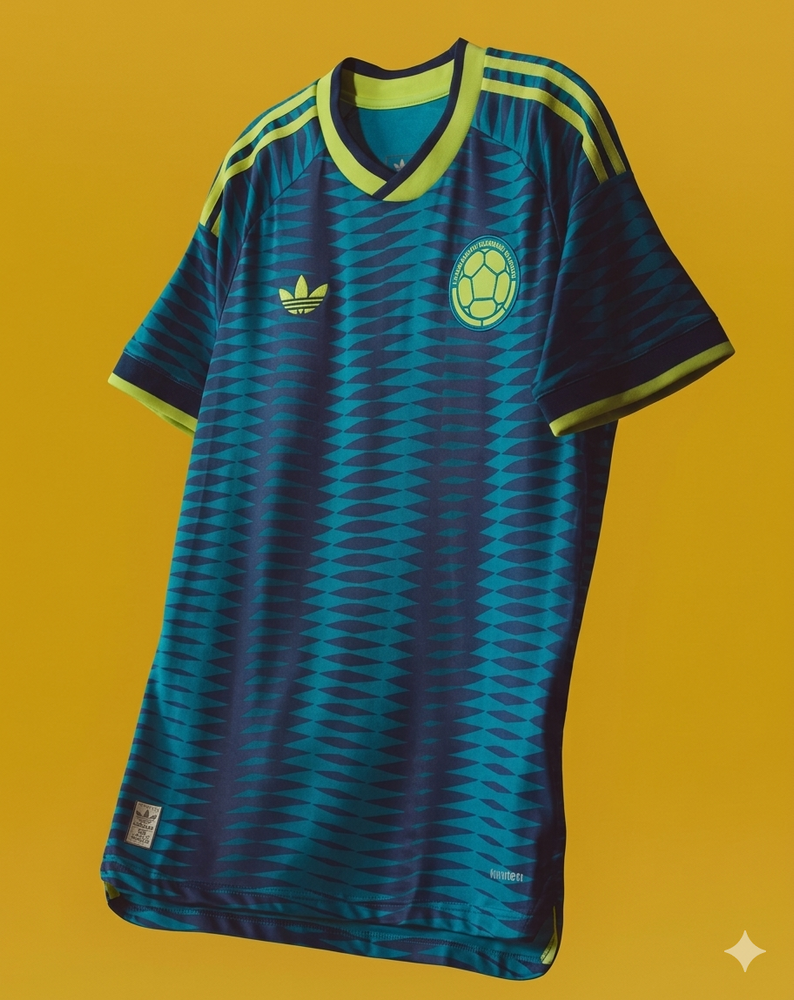 Camiseta Visitante Selección Colombia (Edición Neón)