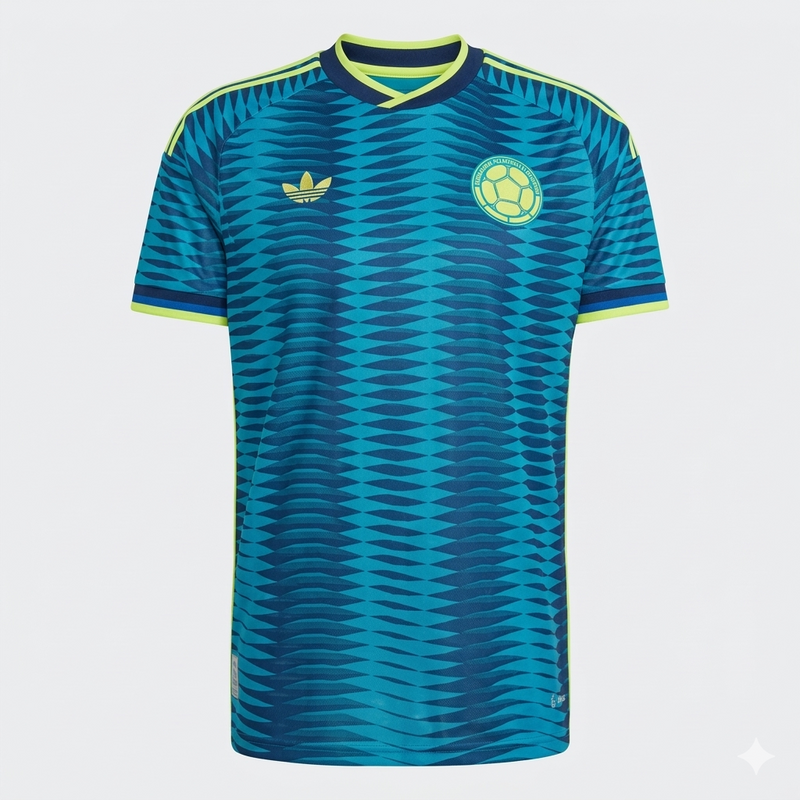 Camiseta Visitante Selección Colombia (Edición Neón)